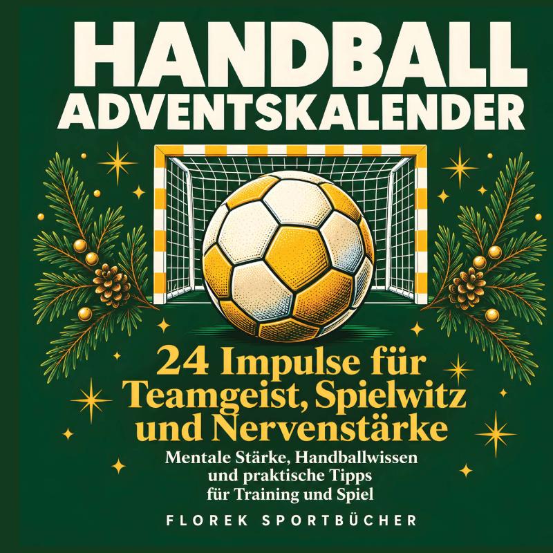 Omslag van Handball Adventskalender - 24 Impulse für Teamgeist, Spielwitz und Nervenstärke