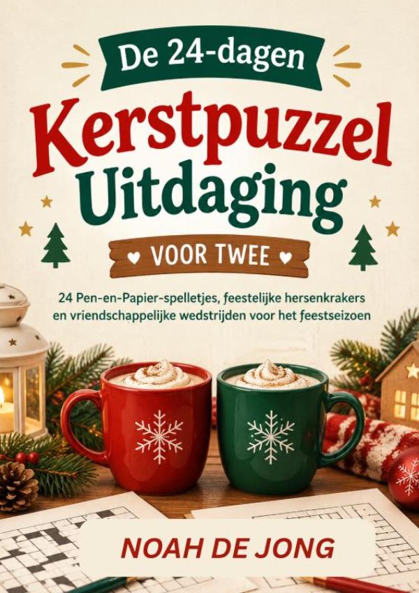 Omslag van De 24-dagen Kerstpuzzel Uitdaging VOOR TWEE