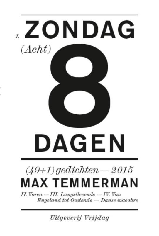 Omslag van Zondag acht dagen