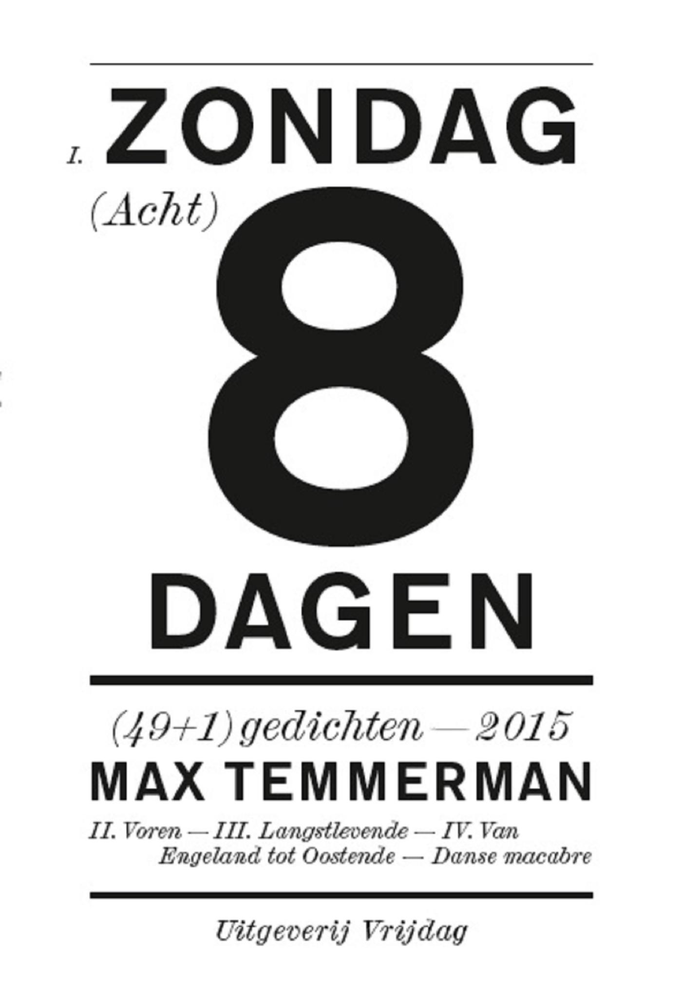 Omslag van Zondag acht dagen