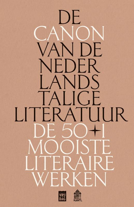 Omslag van De canon van de Nederlandstalige literatuur