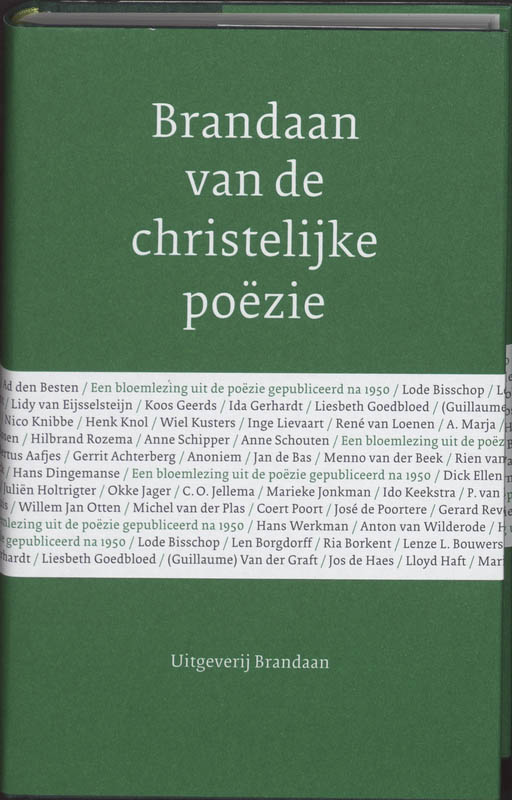 Omslag van Brandaan van de christelijke poëzie