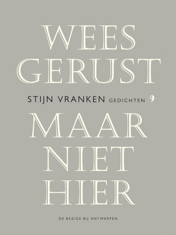 Omslag van Wees gerust, maar niet hier