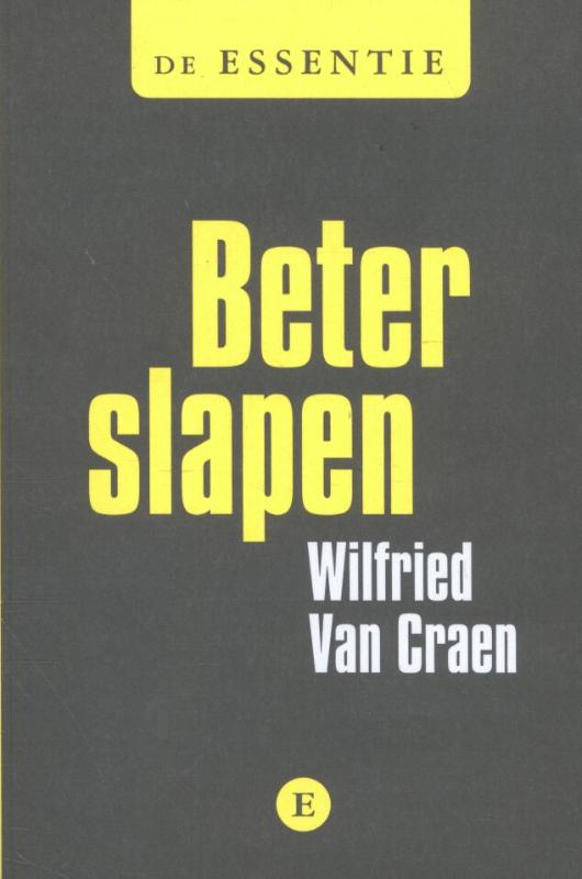 Omslag van De essentie Beter slapen