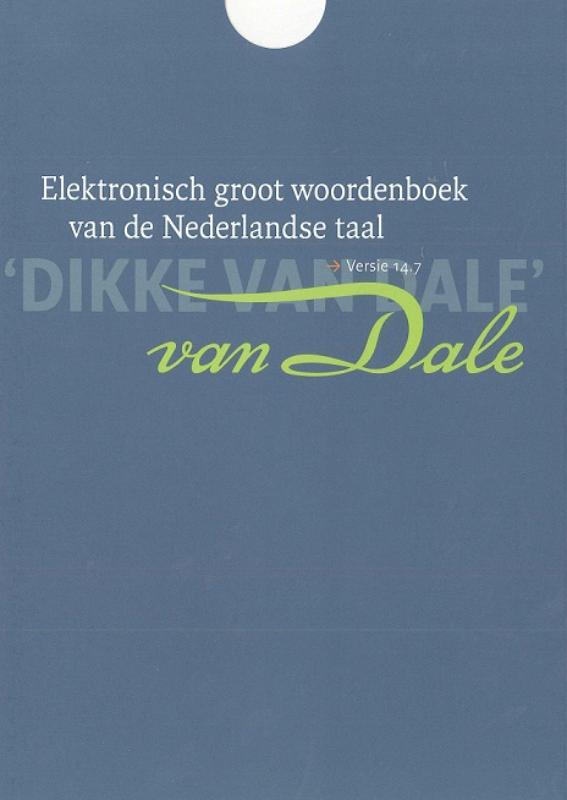 Omslag van Van Dale elektronisch groot woordenboek van de Nederlandse taal 14.7