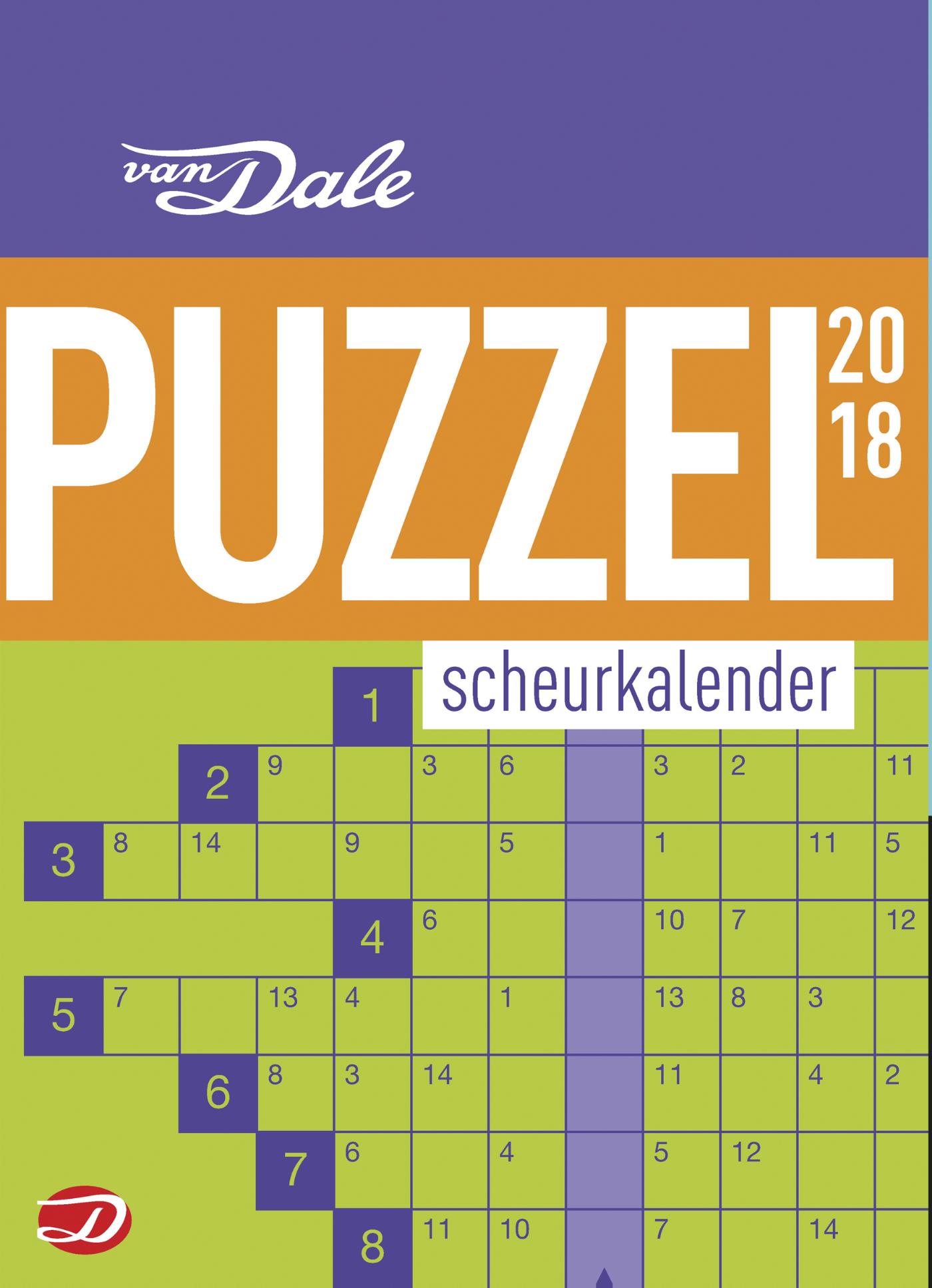 Omslag van Van Dale Puzzelscheurkalender 2018