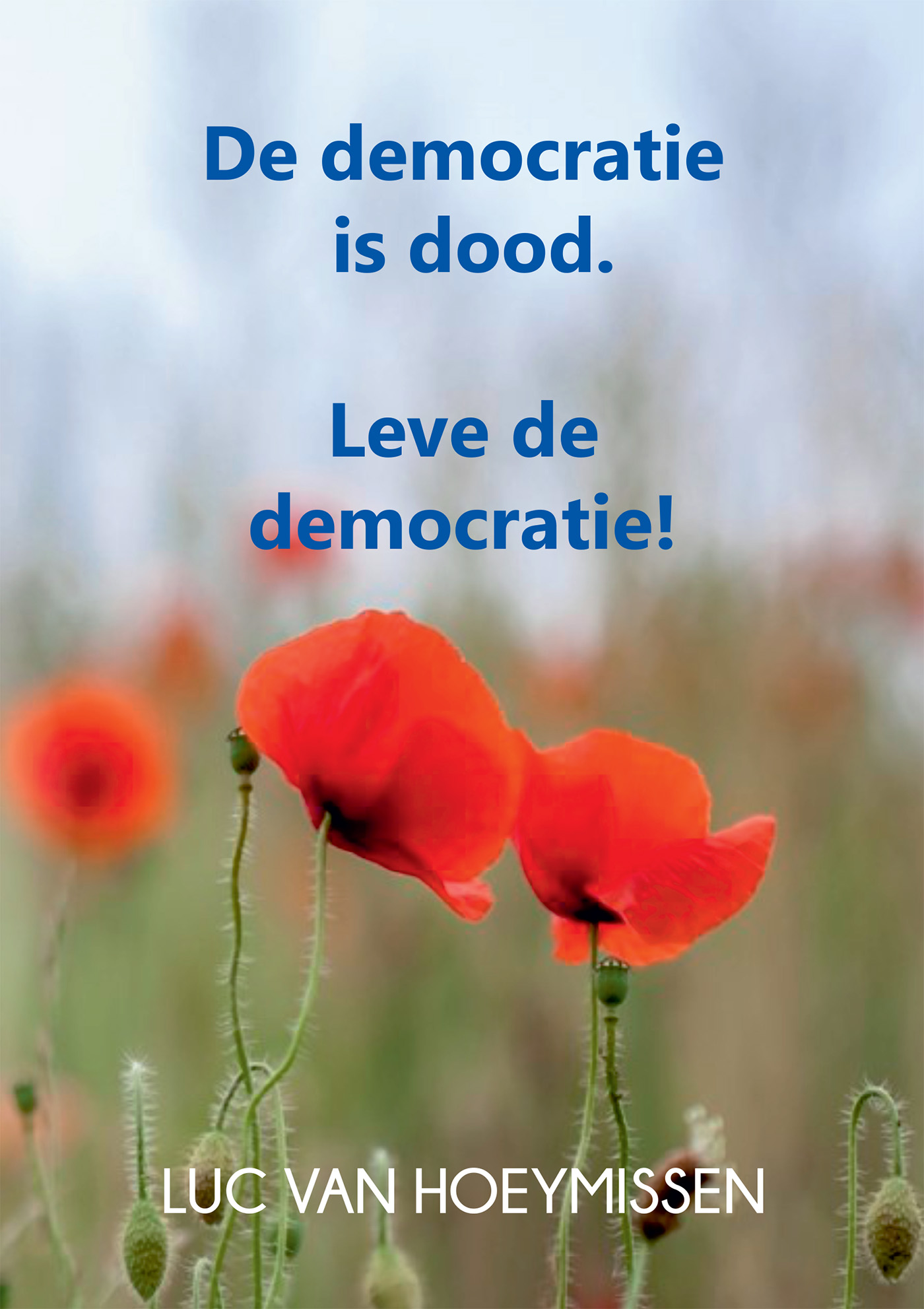 Omslag van De democratie is dood