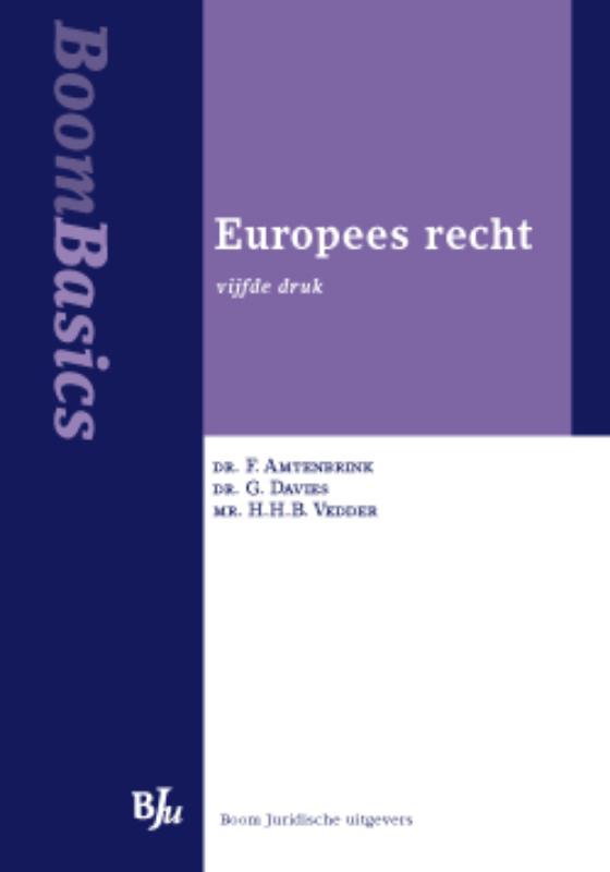 Omslag van Europees recht