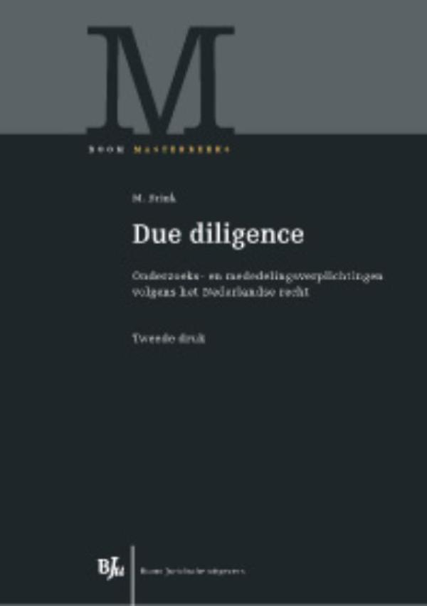 Omslag van Due diligence