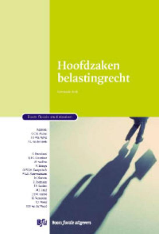 Omslag van Hoofdzaken belastingrecht
