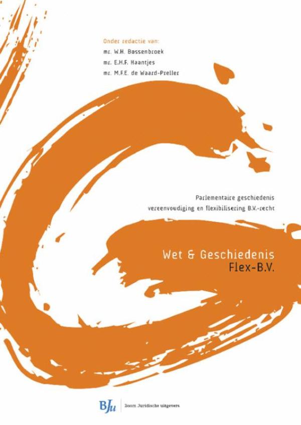 Omslag van Wet en geschiedenis Flex-B.V.