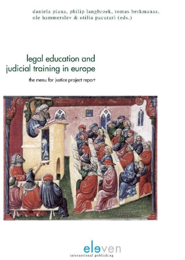Omslag van Legal education and judicial training in Europe