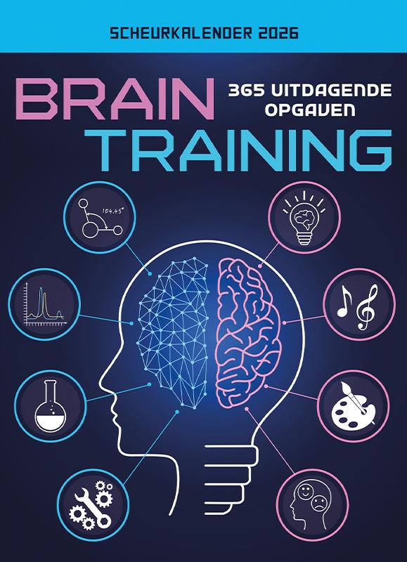 Omslag van Scheurkalender 2026 Braintraining