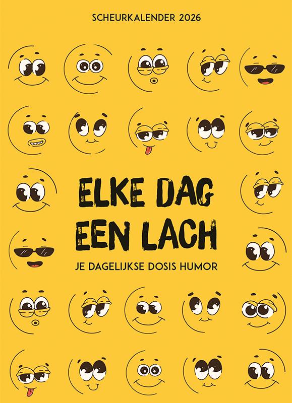 Omslag van Scheurkalender 2026 Elke dag een lach