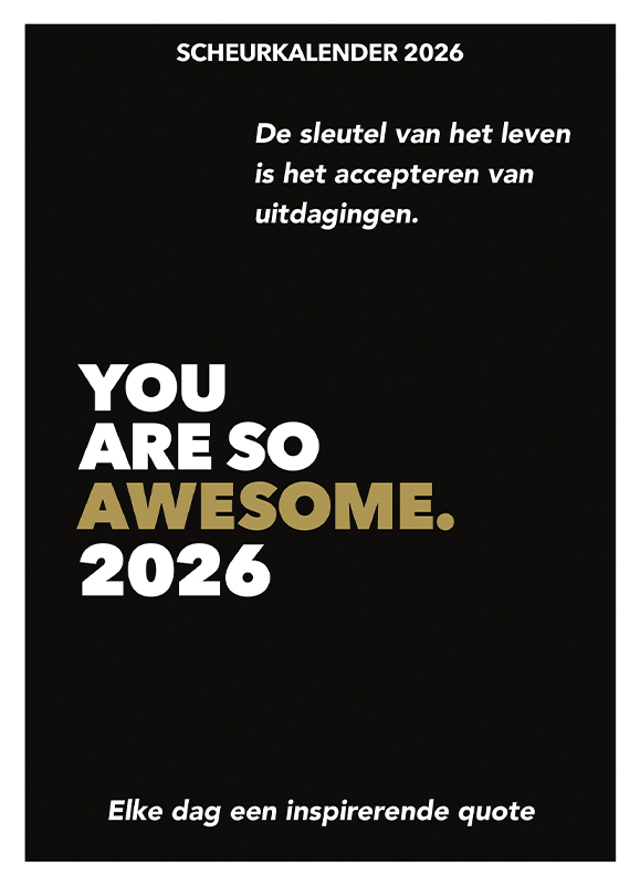 Omslag van Scheurkalender 2026 You are so awesome.