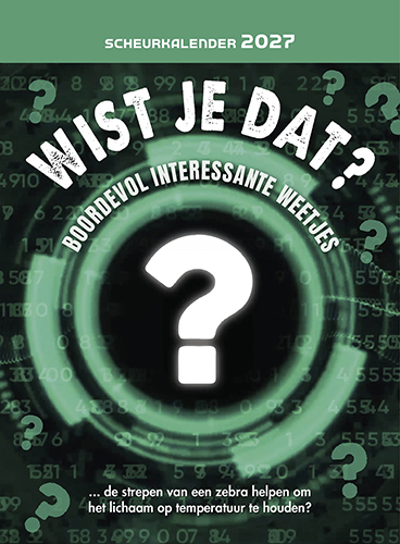 Omslag van Scheurkalender 2027 Wist je dat?