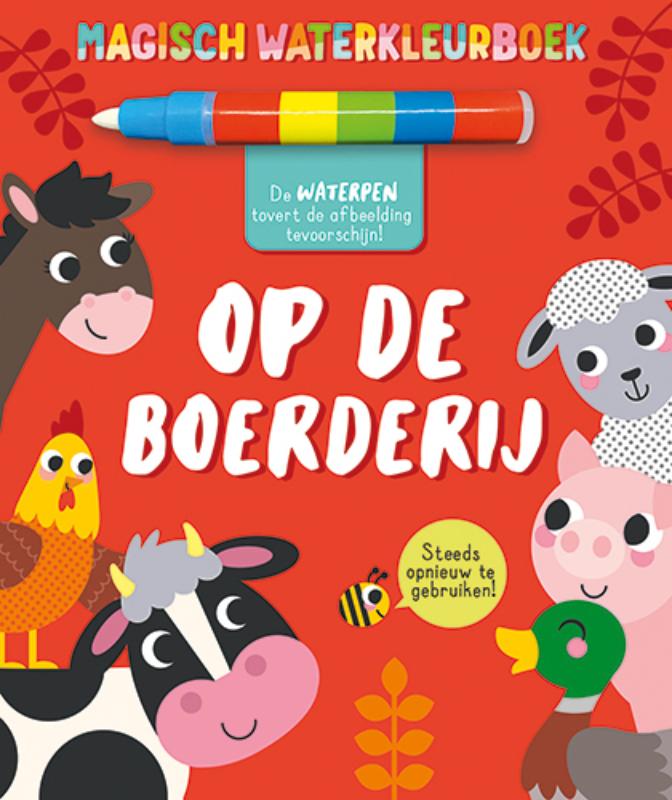Omslag van Magisch waterkleurboek - op de boerderij
