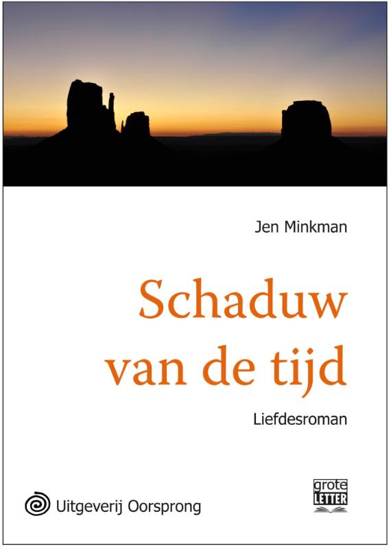 Omslag van Schaduw van de tijd - grote letter uitgave