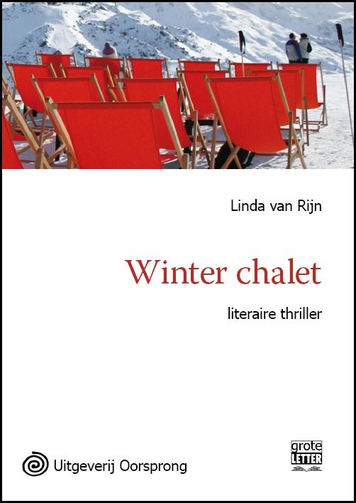 Omslag van Winter chalet grote letter uitgave