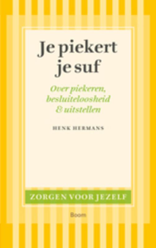 Omslag van Je piekert je suf