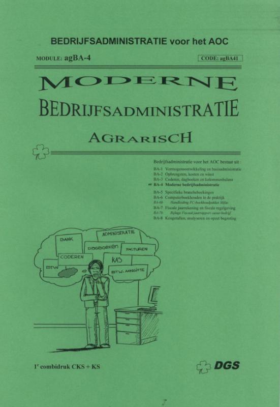 Omslag van Moderne bedrijfsadministratie (ag)
