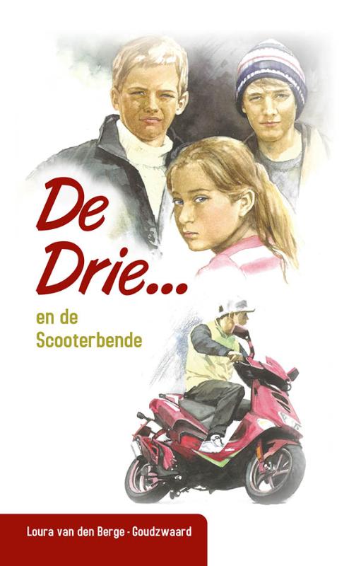 Omslag van De Drie en de Scooterbende