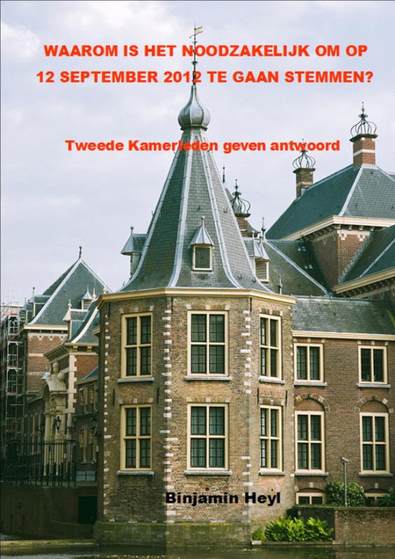 Omslag van Waarom is het noodzakelijk om op 12 september 2012 te gaan stemmen?