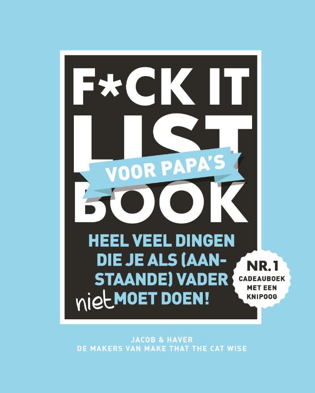 Omslag van F*ck it list Book voor papa's