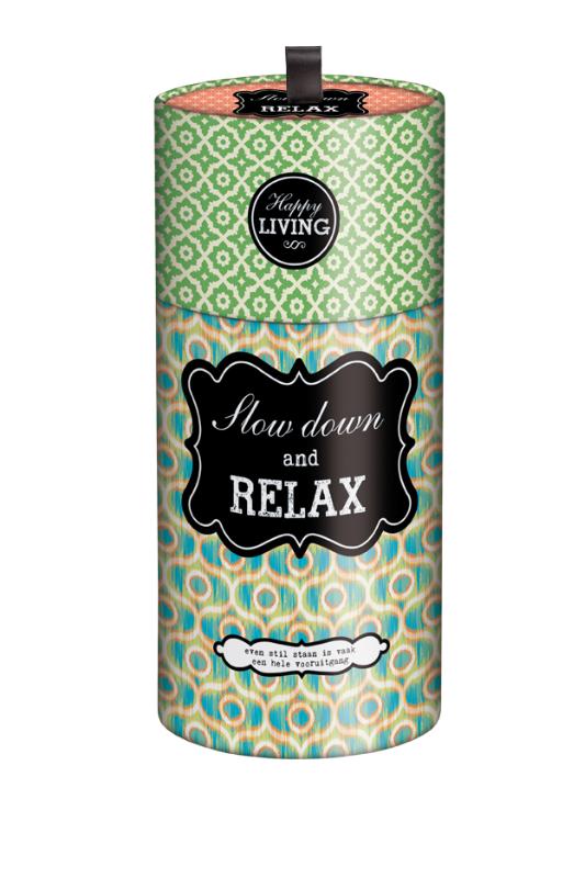 Omslag van Happy Living Kadokoker - Slow down and relax