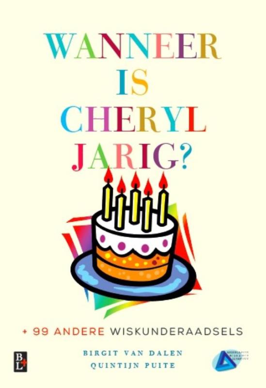 Omslag van Wanneer is Cheryl jarig?