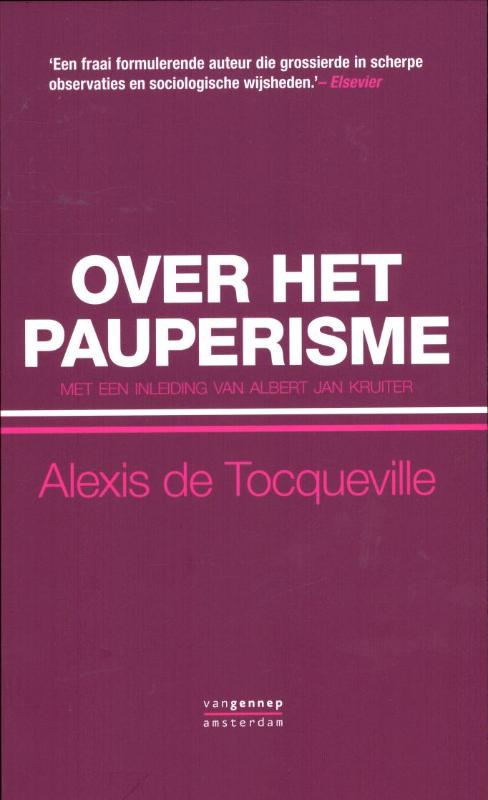 Omslag van Over het pauperisme