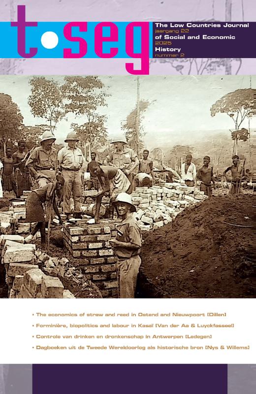 Omslag van TSEG - Volume 22 - Issue 2 - 2025