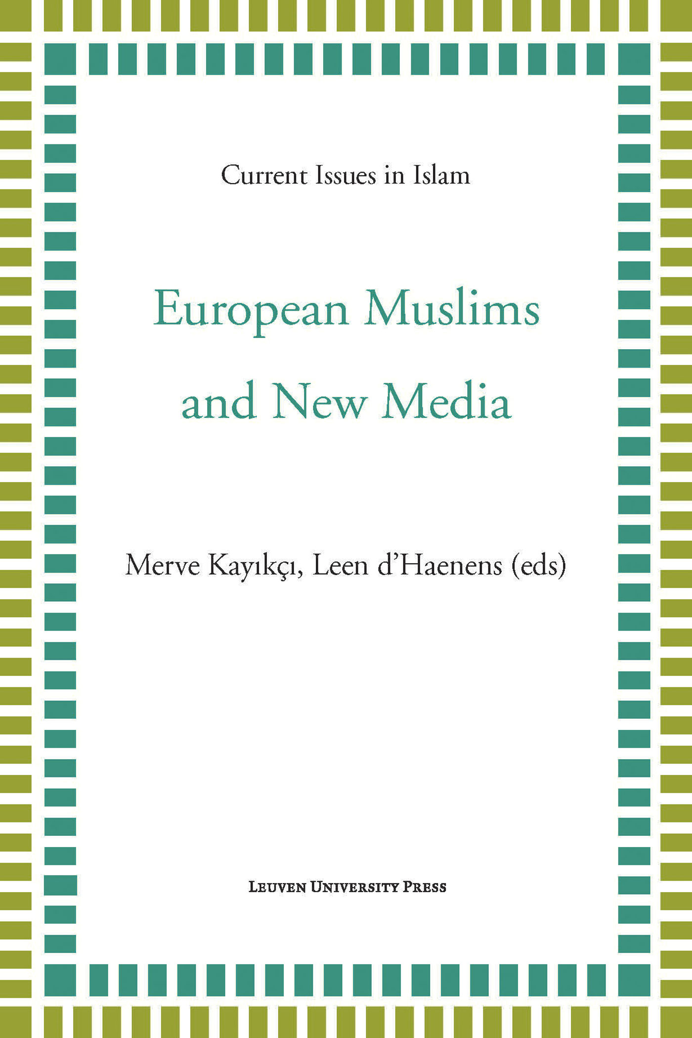 Omslag van European Muslims and New Media