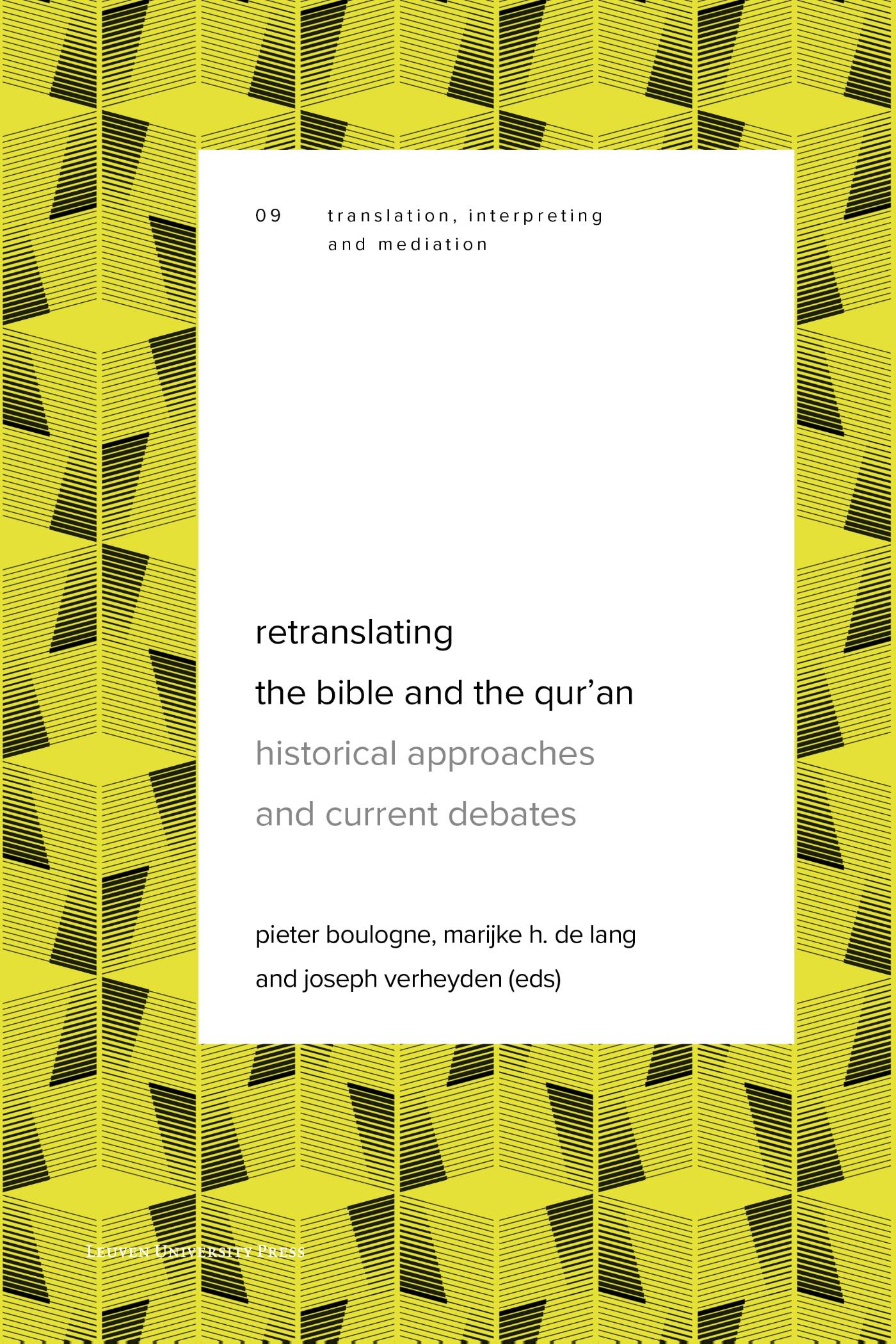 Omslag van Retranslating the Bible and the Qur’an