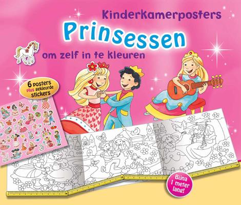 Omslag van Prinsessen kinderkamerposters 4 ex.