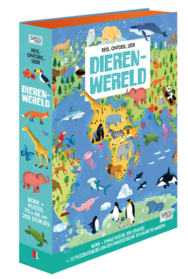 Omslag van Reis, ontdek, leer Dierenwereld