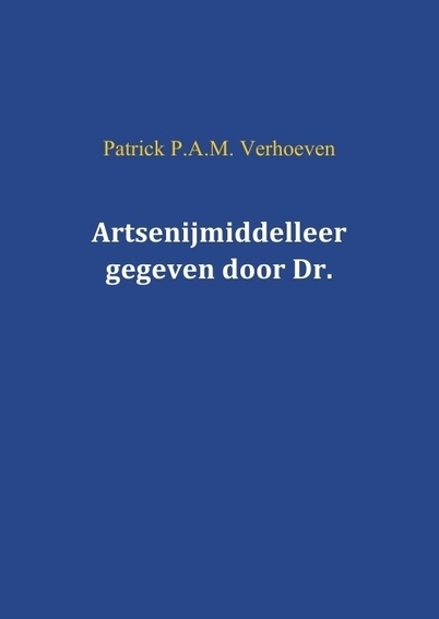 Omslag van Artsenijmiddelleer door Dr. Ellerman