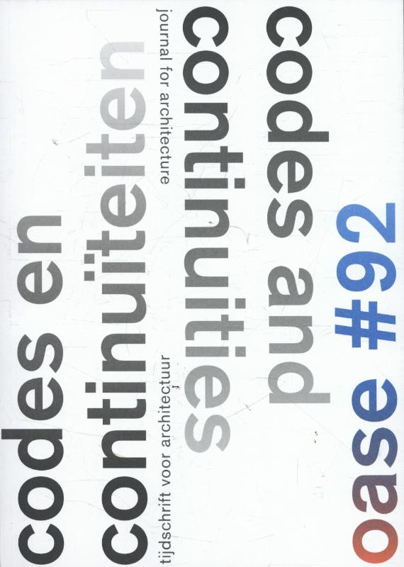 Omslag van 92 Code en continuiteit; Codes and continuities