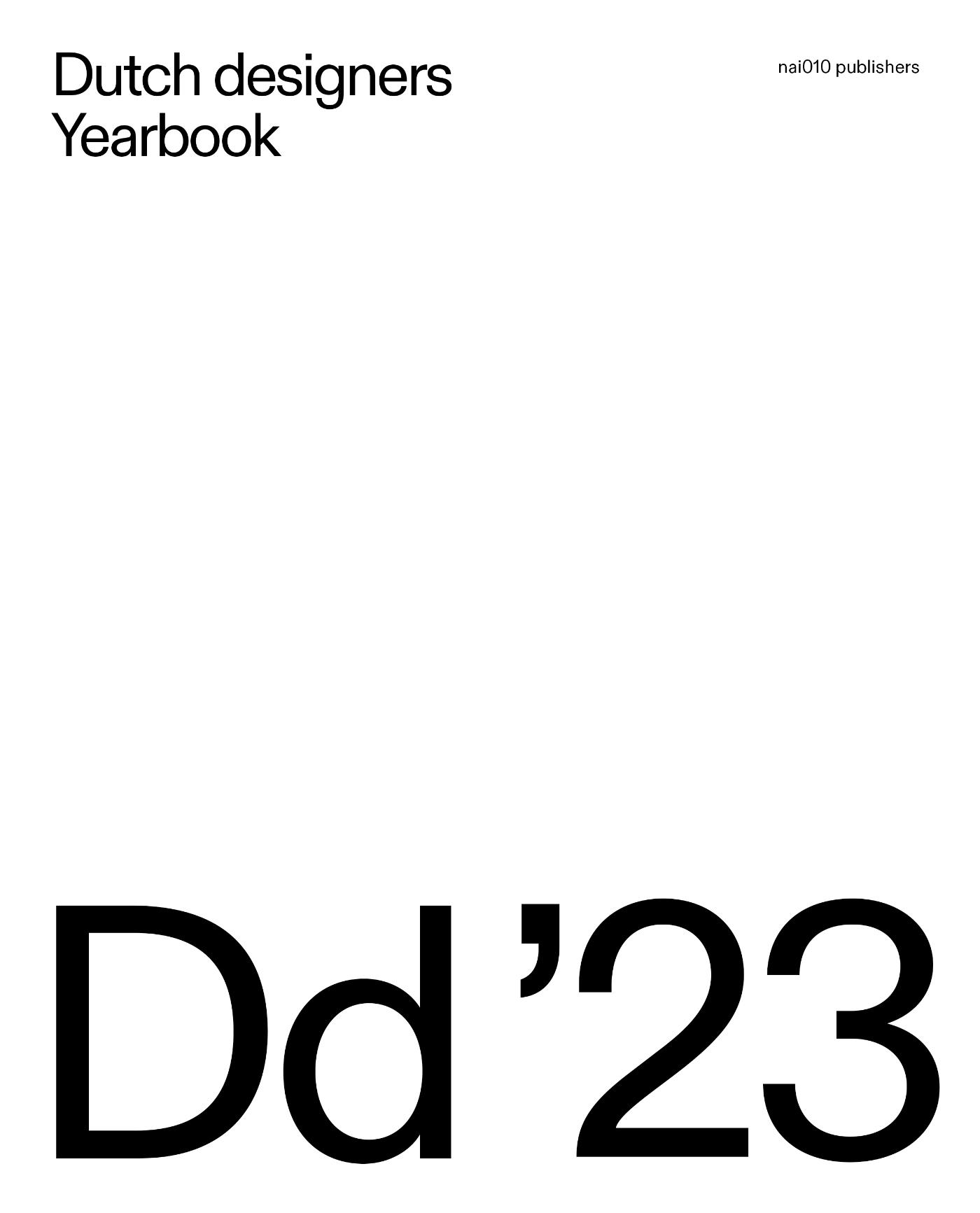 Omslag van Dutch designers Yearbook 2023