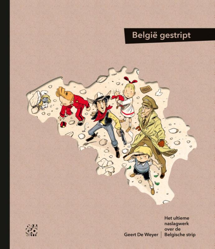 Omslag van België gestript