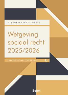 Omslag van Wetgeving sociaal recht 2025/2026