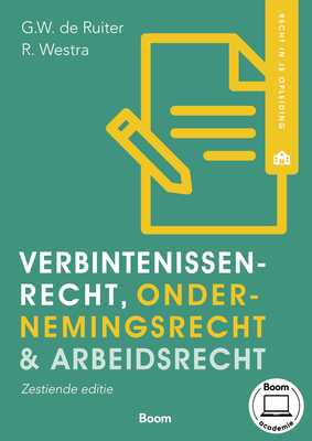 Omslag van Verbintenissenrecht, ondernemingsrecht & arbeidsrecht