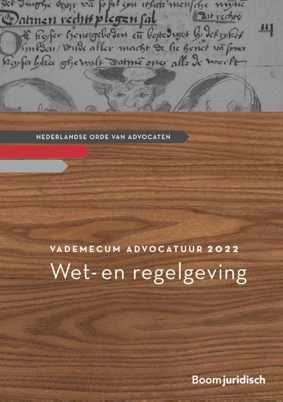 Omslag van Vademecum Advocatuur 2022