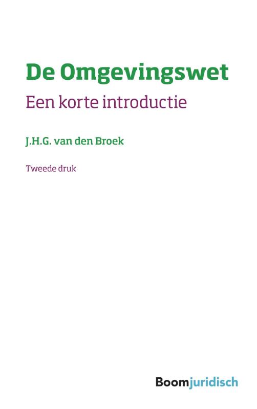 Omslag van De Omgevingswet