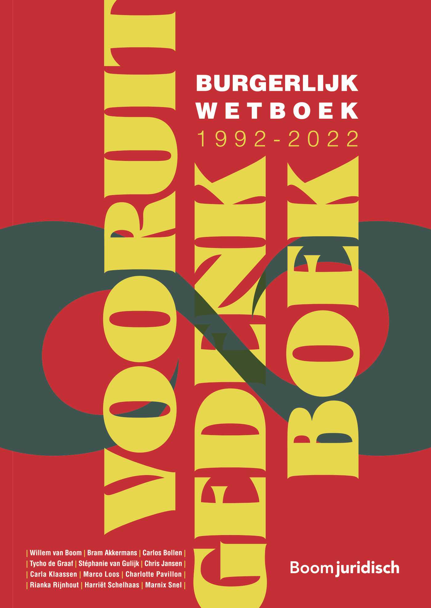 Omslag van Vooruitgedenkboek Burgerlijk Wetboek 1992-2022