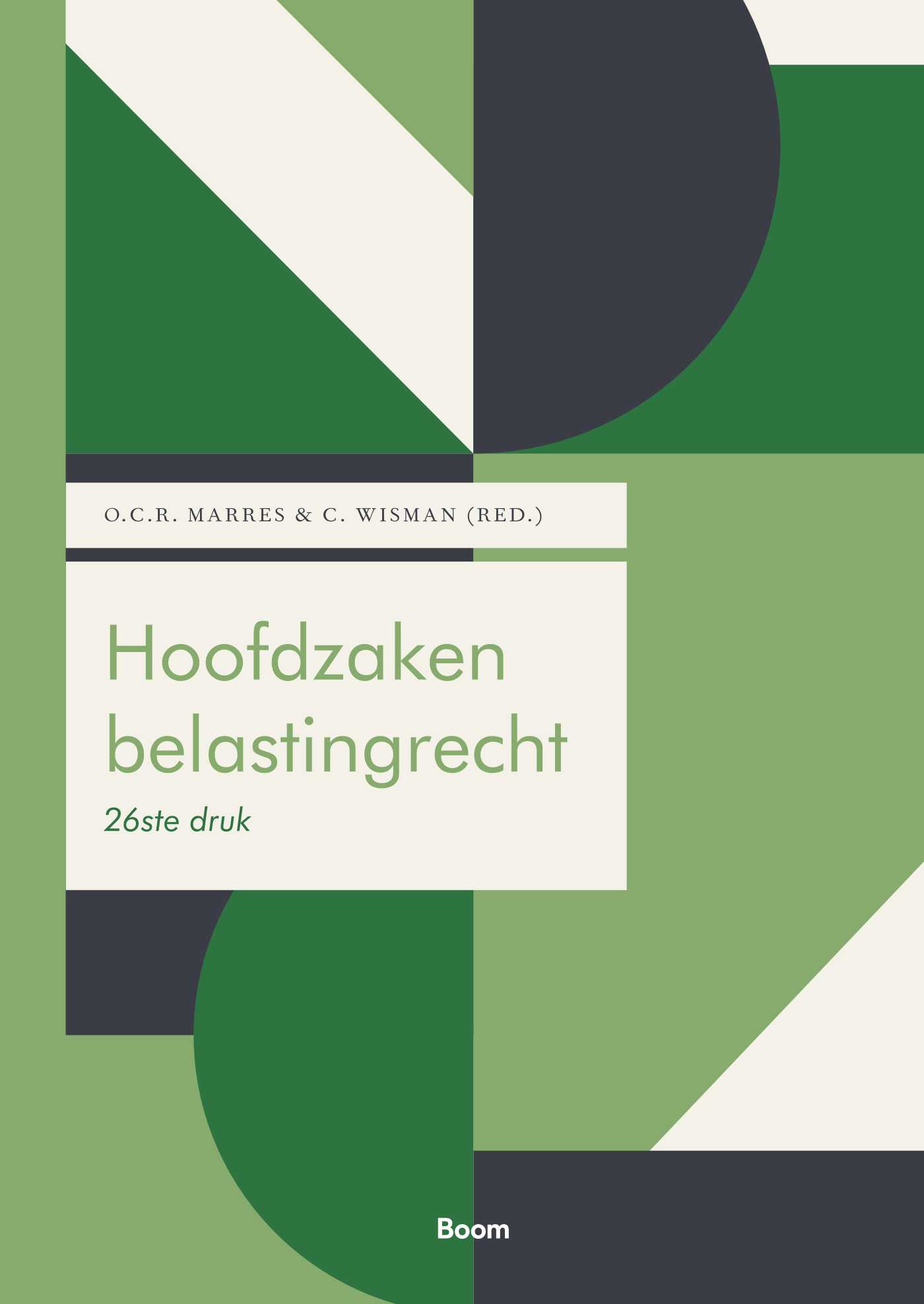 Omslag van Hoofdzaken belastingrecht