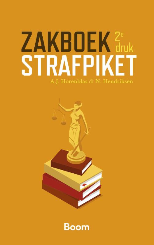 Omslag van Zakboek strafpiket