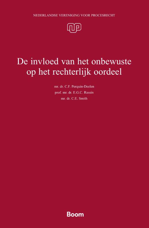 Omslag van De invloed van het onbewuste op het rechterlijk oordeel