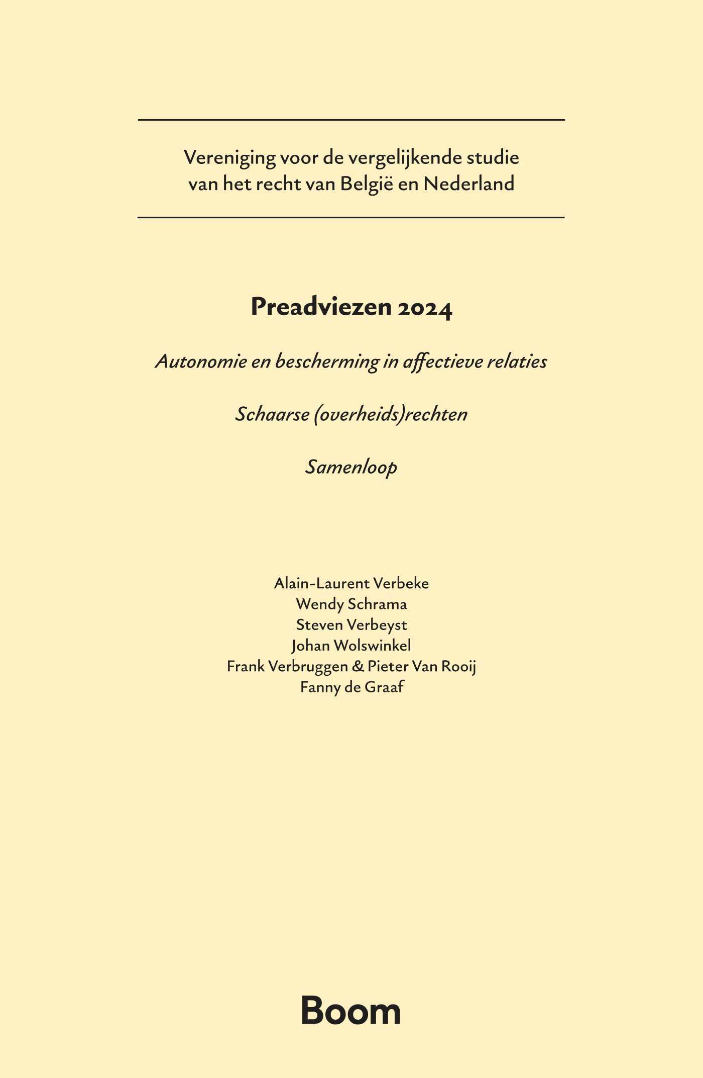 Omslag van Preadviezen 2024