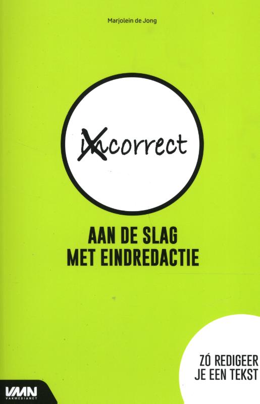 Omslag van Aan de slag met eindredactie
